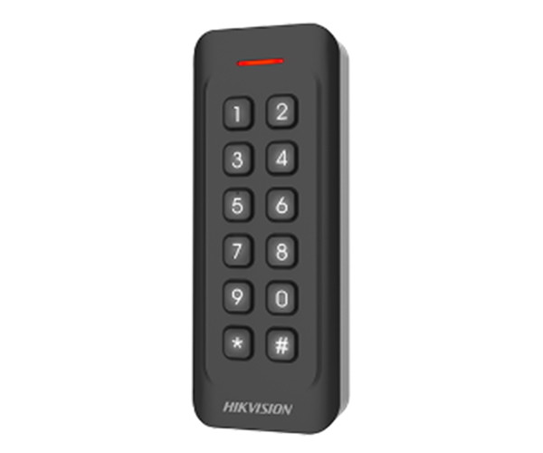 【?？低旾D密碼門禁讀卡器】?？低旽IKVISION數(shù)字鍵盤門禁ID讀卡器DS-K1802EK